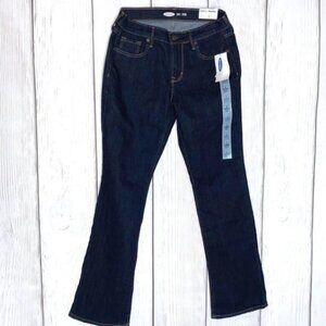 Old Navy Curvy Boot Cut Dark Blue Jeans